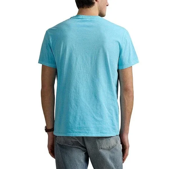 POLO RALPH LAUREN MENS S/S T-SHIRT~XL~BLUE BIG PONY~NWT - Picture 2 of 2